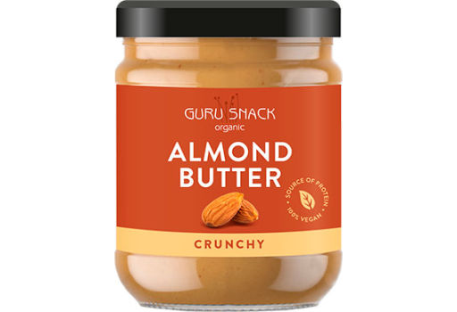 Guru Snack Mandelsmør Crunchy Økologisk