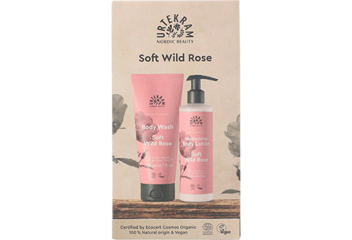 Urtekram Gaveæske Soft Wild Rose Body Lotion & Body Wash