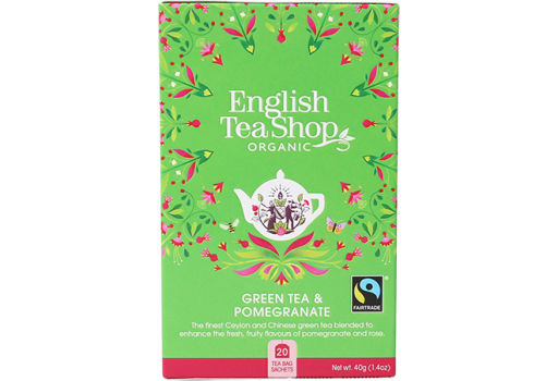 English Tea Shop Green Tea & Pomegranate, 20 Breve Ø