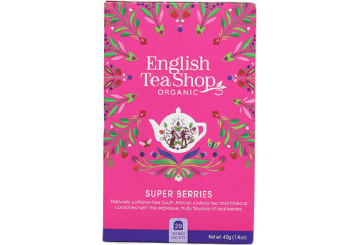 English Tea Shop Koffeinfri Te Super Berries Øko