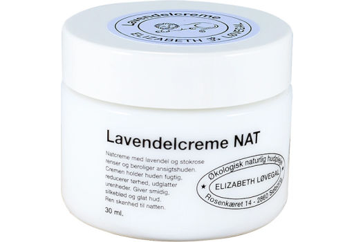 Elizabeth Løvegal Natcreme Lavendel