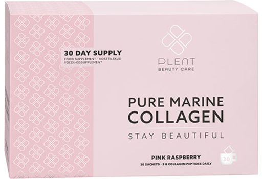 Plent Pure Marine Kollagen Rosa Hallon