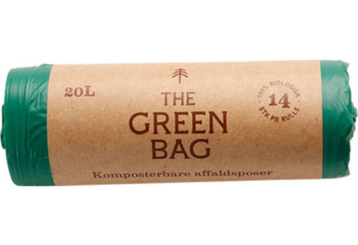 The Green Bag Komposterbare Affaldsposer 20L