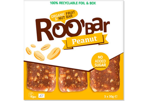 Roobar Bar Peanut 3-Pak