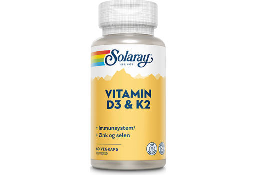 Solaray Vitamin D3 & K2