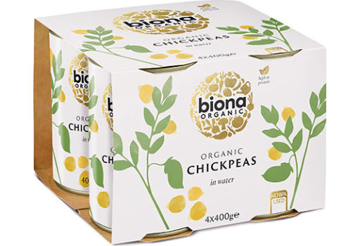 Biona Organic Kikerter (4 pakke) Ø