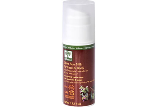 BIOselect Olive Sun Milk for Face & Body SPF 15