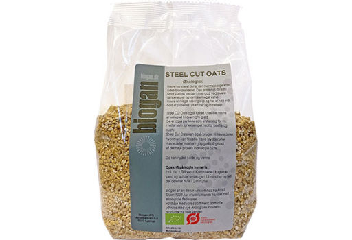 Biogan Steel Cut Oats Knäckt Havre EKO