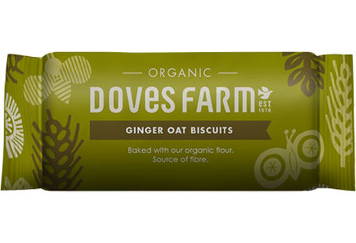 Doves Farm Ginger Oat Biscuits Ø