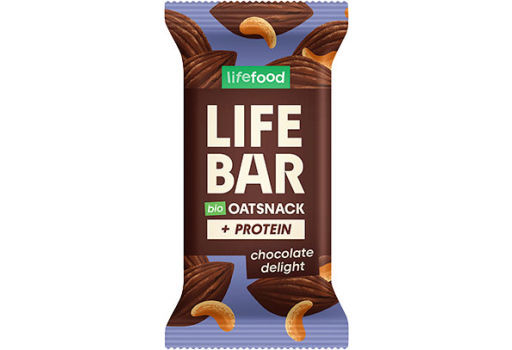 Lifefood Lifebar Havre Snack Protein Chocolate Delight Økologisk