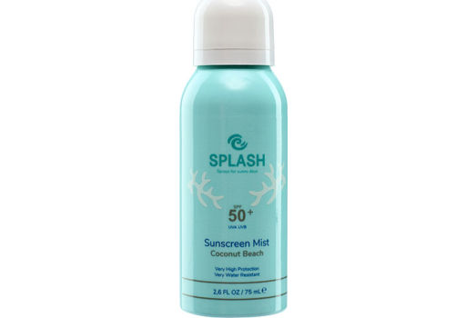 Splash Coconut Beach Sunscreen Mist SPF 50+ Travel Size
