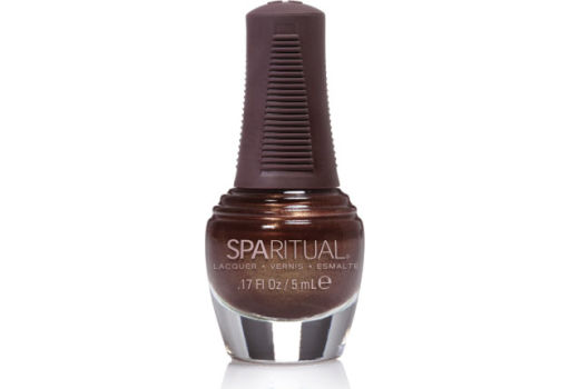 SpaRitual Nagellack Mini - Mörkebrun Pärlmorsfärgad 88127