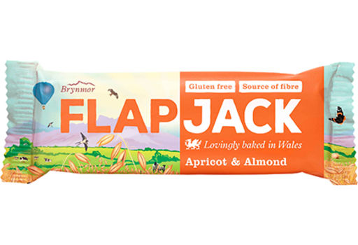 9Brand Foods Flapjack M. Abrikos Og Mandel