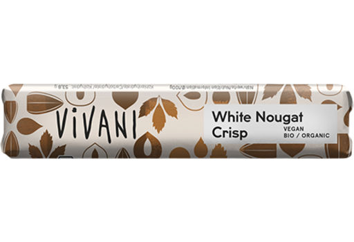 Vivani  Hvid Nougat Bar Økologisk