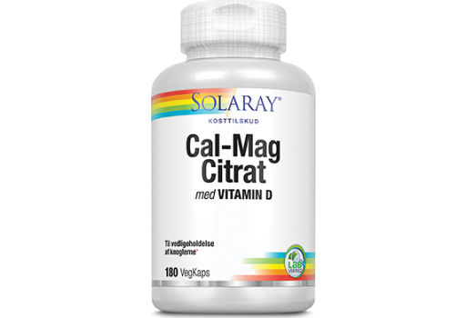 Solaray Cal-Mag Citrat + D-vitamin