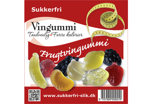 Frugtvingummi Sukkerfri