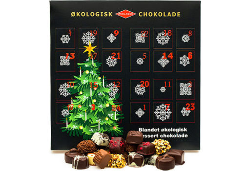 Økoladen Julekalender m. Dessert Chokolade Ø