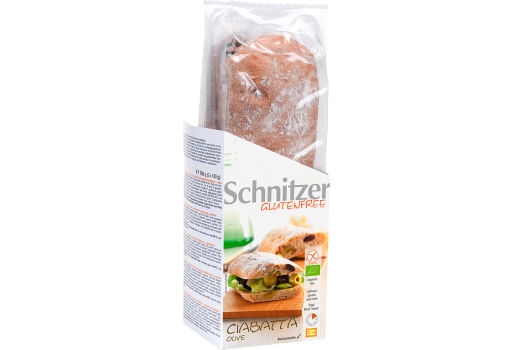 Schnitzer Ciabatta M. Oliven Ø Gl.fri