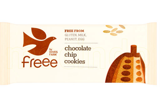Doves Farm Organic Chocolate Chip Cookies Økologisk
