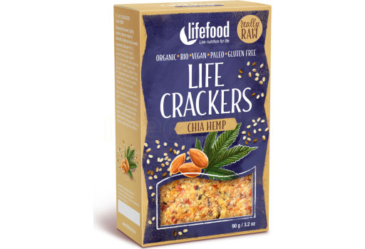 AbsorBurn Life Crackers M. Chia & Hampfrø Raw Ø