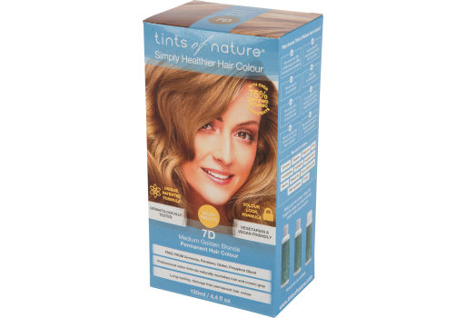 Tints of Nature Medium Golden Blonde Permanent Hair Colour 7D