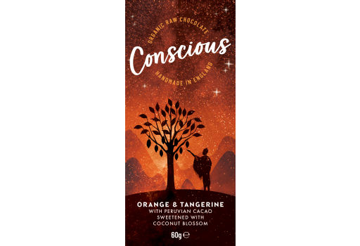 Conscious Raw Chokolade Orange &  Tangerine Ø