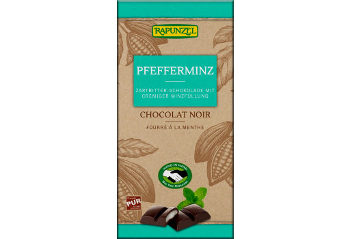 Rapunzel Chokolade M. Pebermynte Økologisk