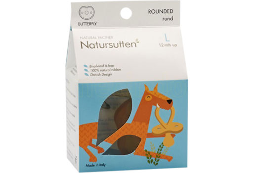 Natursutten Sommerfugl Rund L fra 12 mdr.