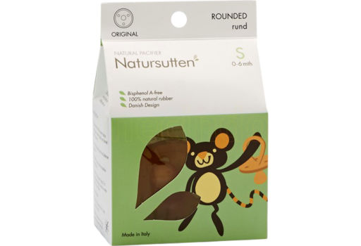 Natursutten Rund Sugnapp S - 0-6 mdr 