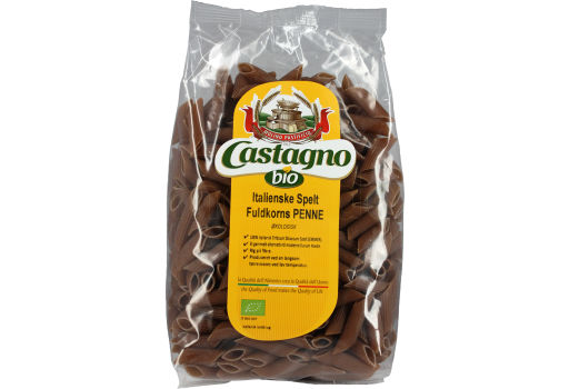 Castagno Spelt Penne/Rør fuldkorn Ø 