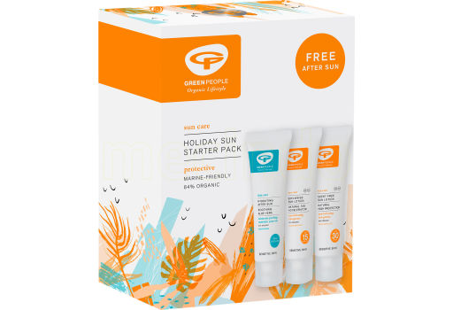 Green People Holiday Sun Starter Pack Solcreme Spf15 + Spf30, Afters