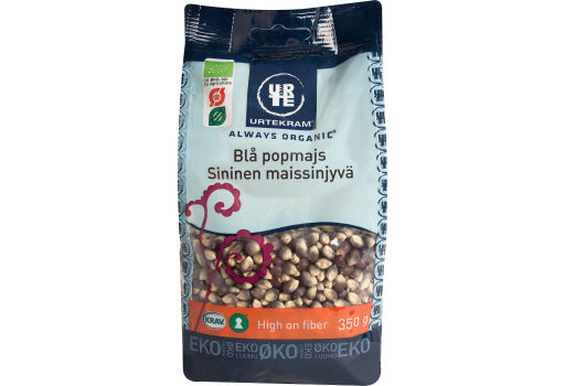 Urtekram Popcorn Blå Øko