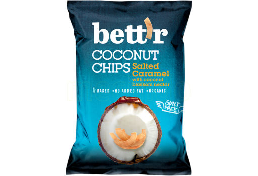 bett?r Kokoschips Saltet Karamell Med Kokosblomstnektar
