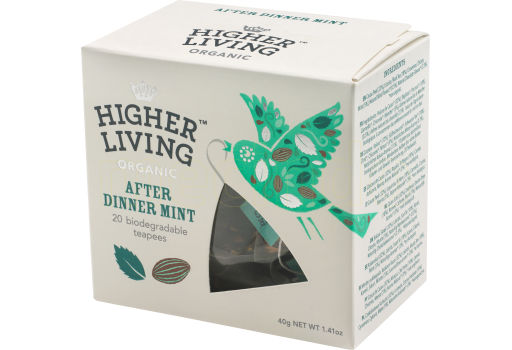 Higher Living After Dinner mint te  