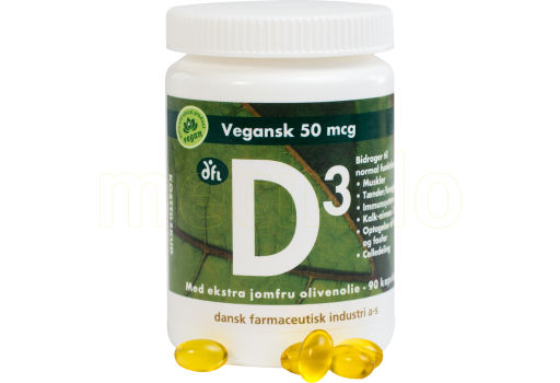 DFI Vegansk D3, 50 Mcg