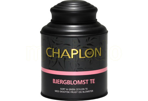 Chaplon Bjergblomst Sort/Grøn Te i Dåse Ø