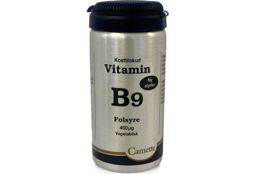 Camette B9 Vitamin Folsyre 450mcg