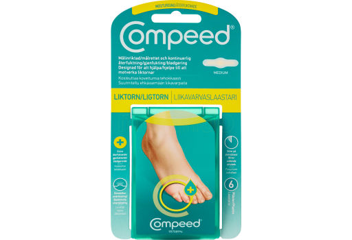 Compeed  Ligtorn Moist 6 Stk.