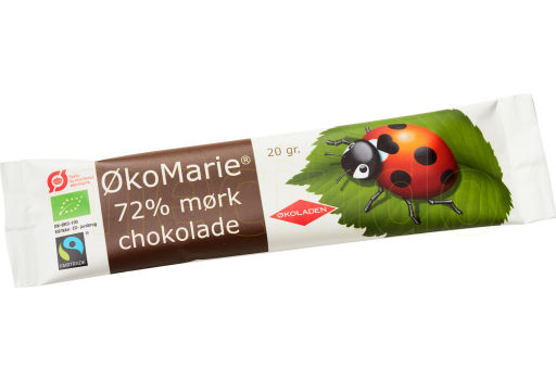 Økoladen Økomarie 72% Mørk Chokolade Ø