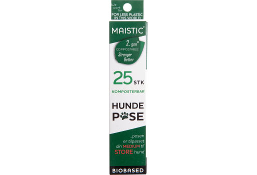 Maistic Komposterbar Hundepose Medium-Stor