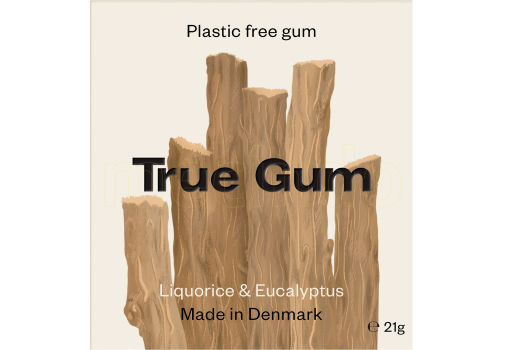 True Gum Tyggegummi Lakris & Eucalyptus Uten Sukker