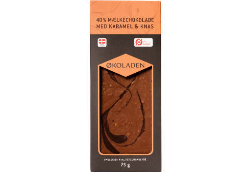 Økoladen Chokolade mælk karamel/knas Ø 40%