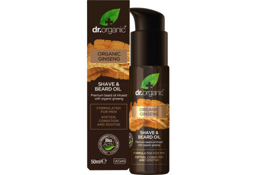 Dr. Organic Mens Shave & D Oil Ginseng 