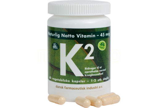 Dfi Naturlig Natto Vitamin K2 45 Mcg