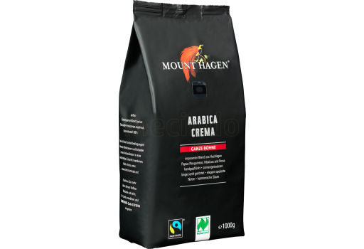 Mount Hagen Kaffebönor Arabica Crema EKO