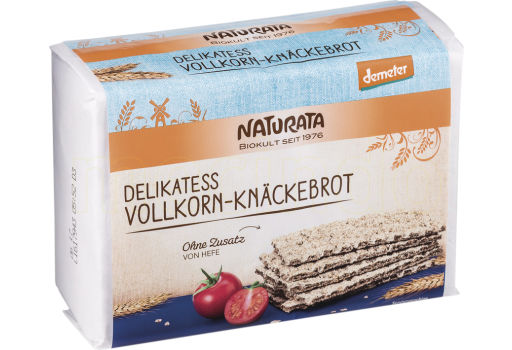 Naturata Fullkorn Knekkebrød Med Sesam  Ø