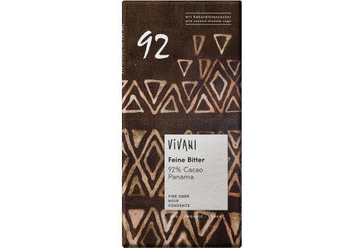 Vivani Mörk Choklad 92% 80g EKO