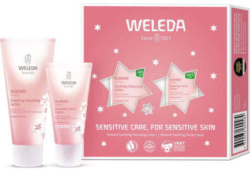 Weleda Gaveæske Sensitive Care Face Cream 30ml, Renselotion 75ml