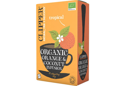 Clipper Orange & Coconut te Ø 