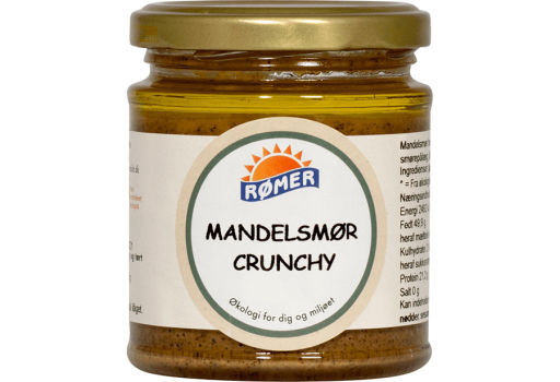Rømer Mandelsmør Crunchy Glutenfri Økologisk